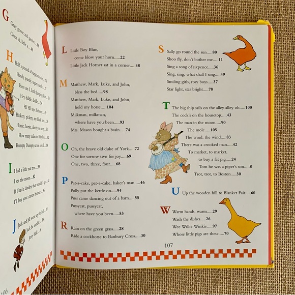 MY FIRST MOTHER GOOSE Hardback Book with Children’s Illustrated Poems & Rhymes - Picture 14 of 16